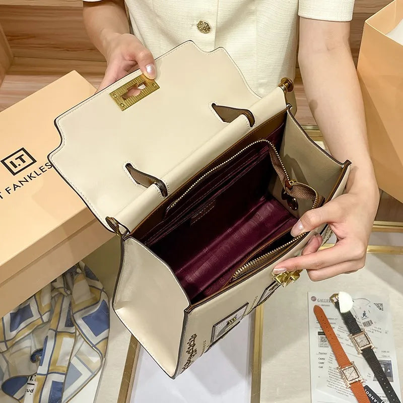 Women's Luxury high-end Designer Retro Crossbody Shoulder Bag
