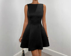 Summer Short Skirt V Neck Backless Dress
