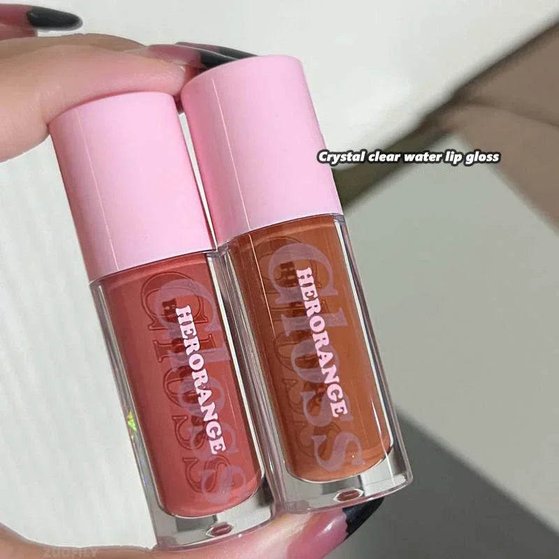 Water Light Lip Gloss Moisturizing Transparent  Mirror Lip Glaze