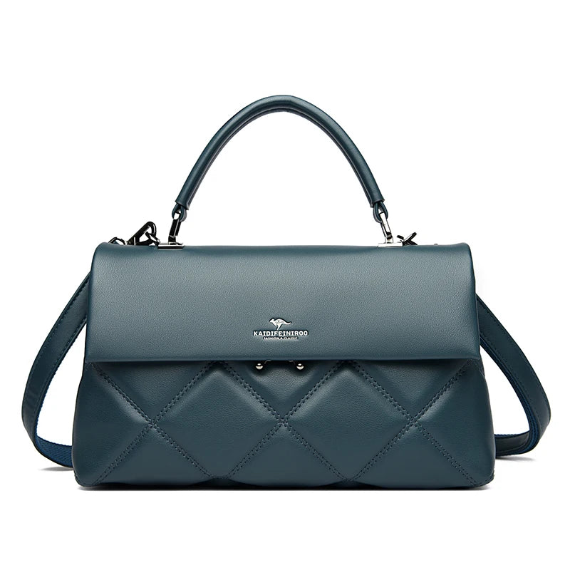 Designer Luxury Shoulder Soft Leather Crossbody Bag