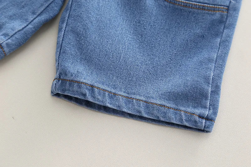 Toddler Boys Print Animal Short Sleeve Shirts + Shorts Suits