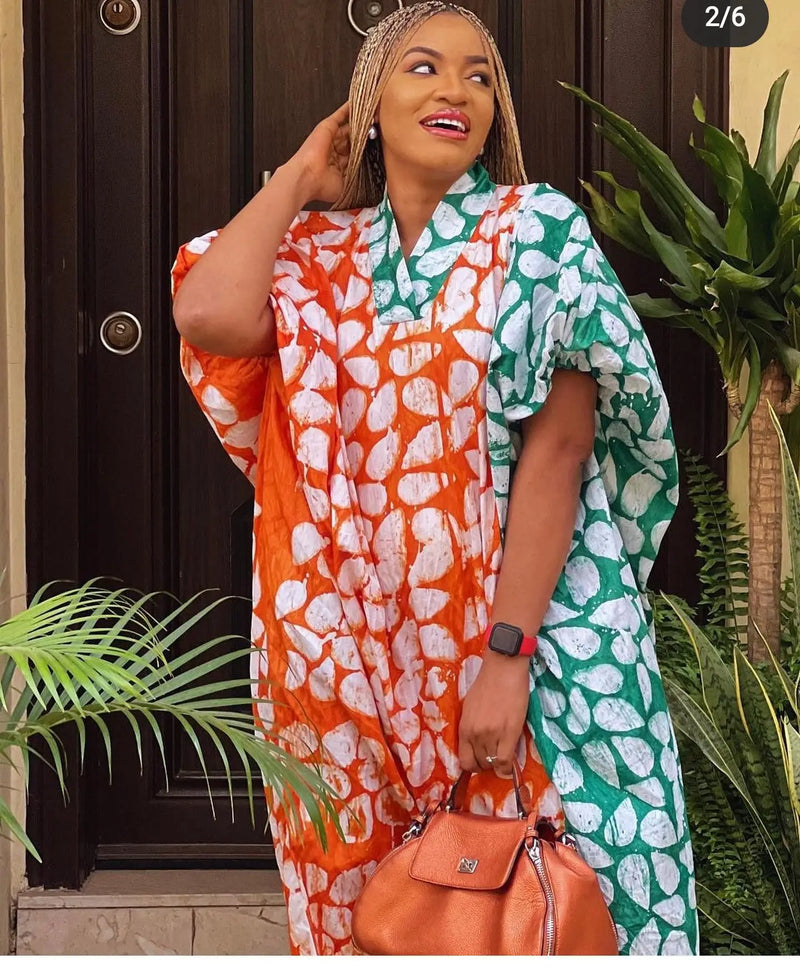 Dashiki Abaya Maxi Dress Boubou