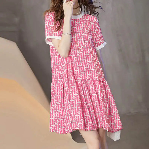 Elegant Short Sleeve Holiday Sundress