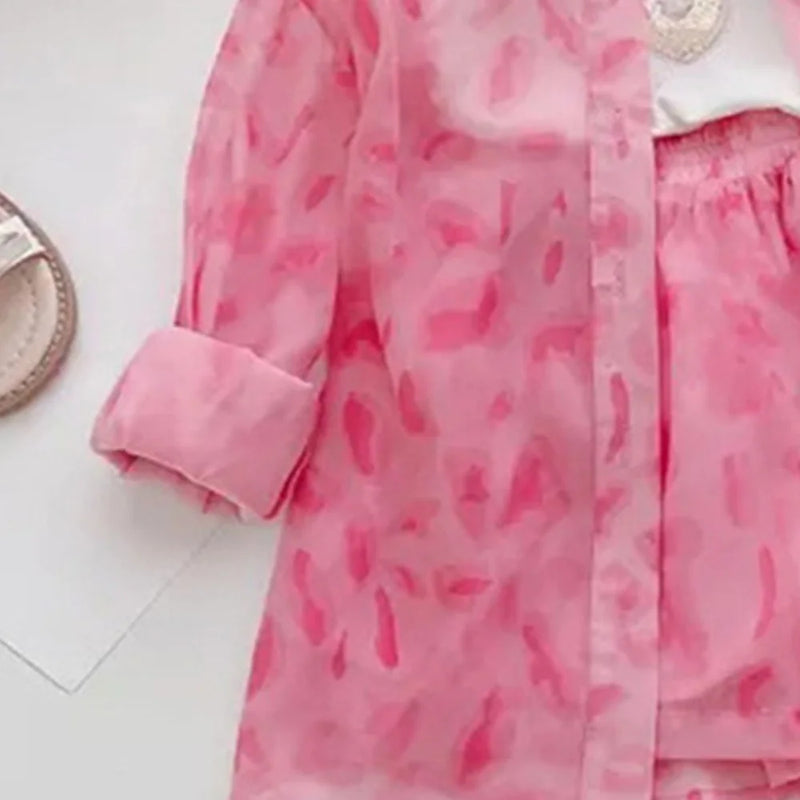 Sunscreen Jacket + Shorts Two-piece Set