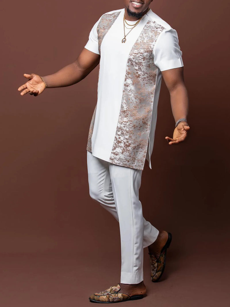 African Men Traditional Summer Outfit