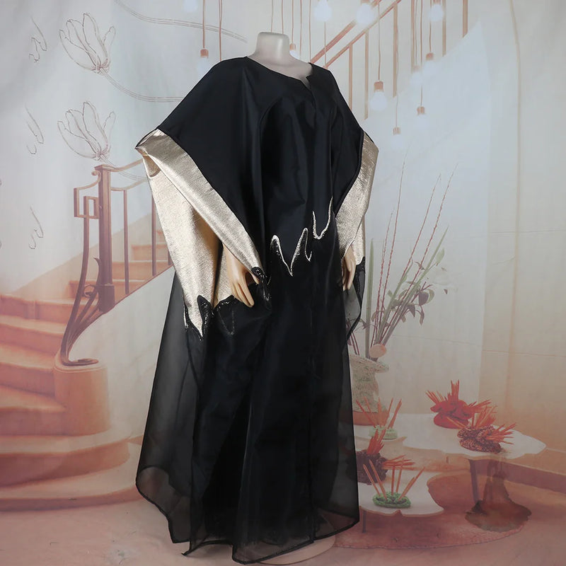 Two-Piece Pair with lace lingerie Boubou Dress