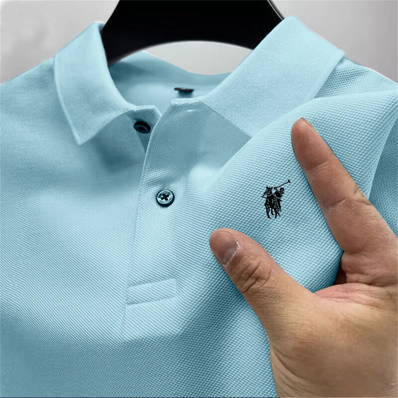 Summer high-end men's polo shirt