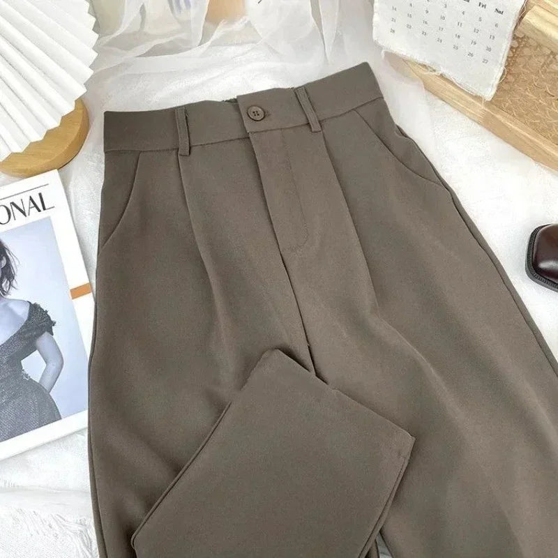 Fall Spring Black Haren Pants