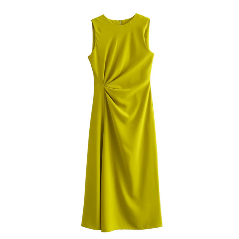 Elegance Slim Fit Versatile Side Fold Dress