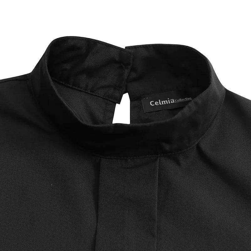 Blouses Tops Elegant Lantern Sleeve Chic