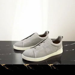 Top Layer Cow Leather Breathable Summer Shoes