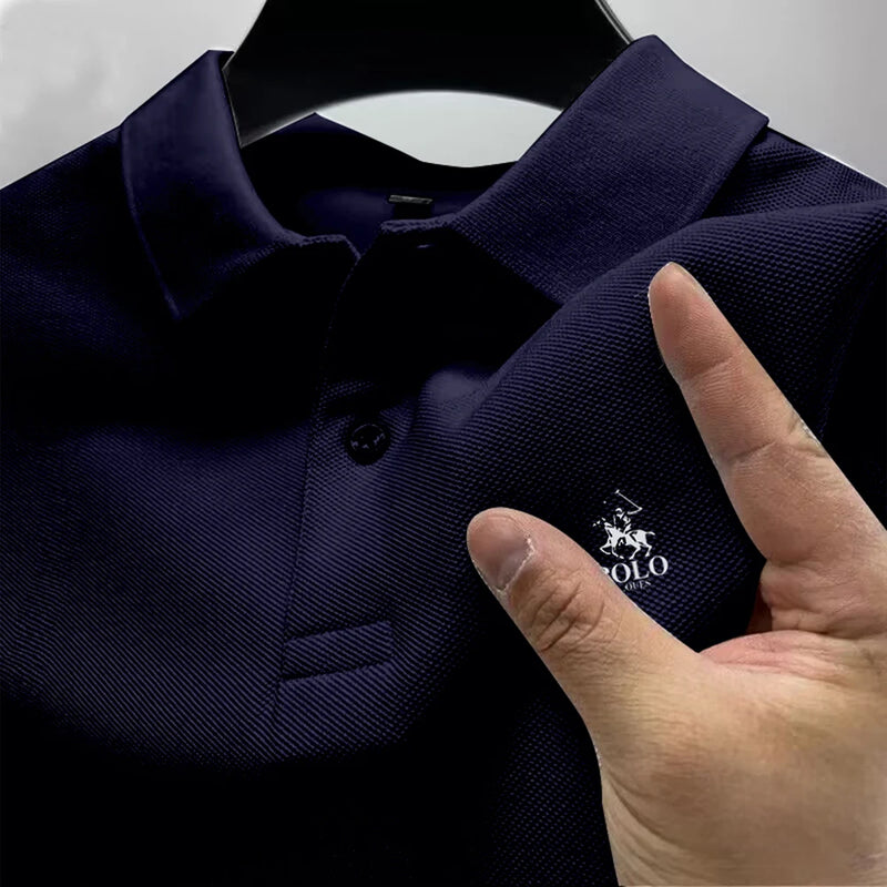 Business Polo high-quality short sleeved