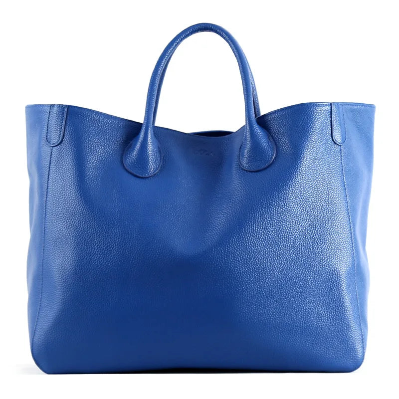 Natural Leather Top Cow Hide Leather Handbag
