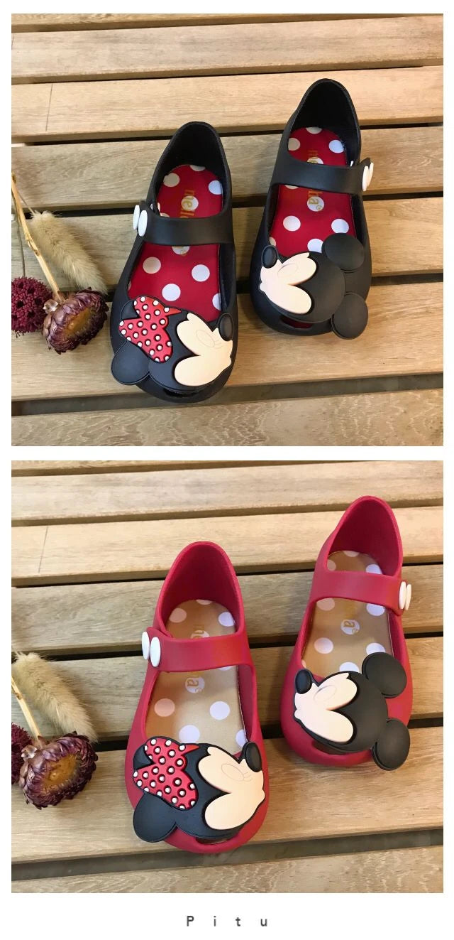 Disney Sandals Girls Minnie Cartoon Garden Shoes