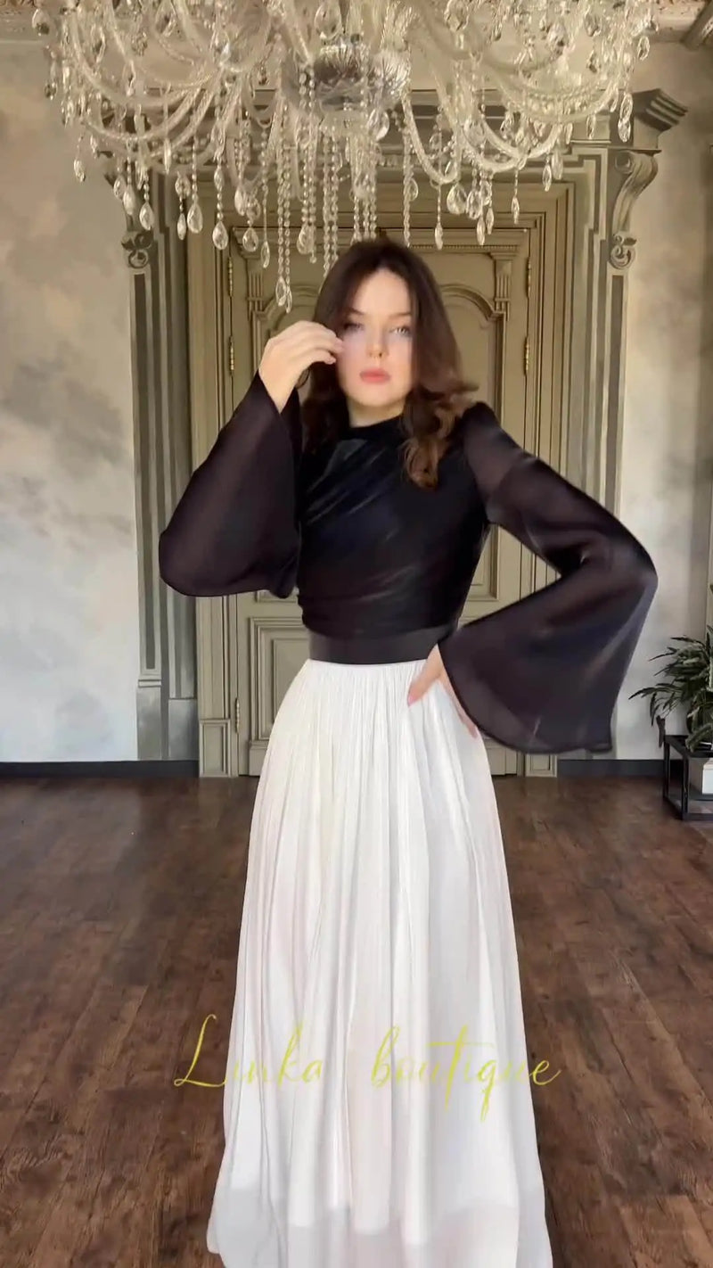 Satin Sliky Full Length Long Sleeve Soft Shiny Robe