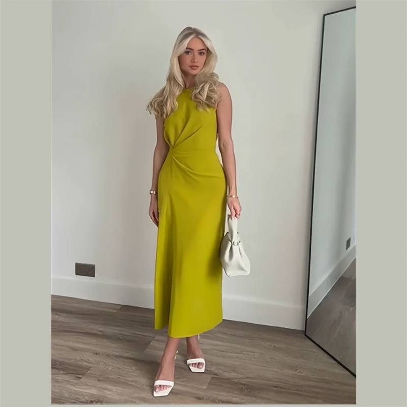 Elegance Slim Fit Versatile Side Fold Dress