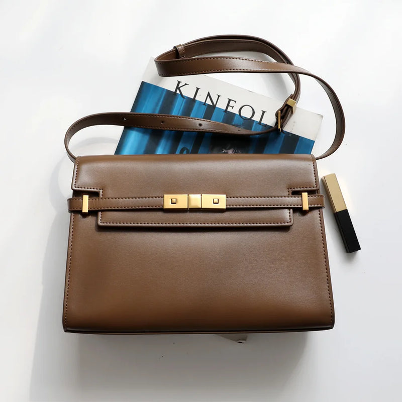 CAMINA Leather Shoulder Crocodile Handbag