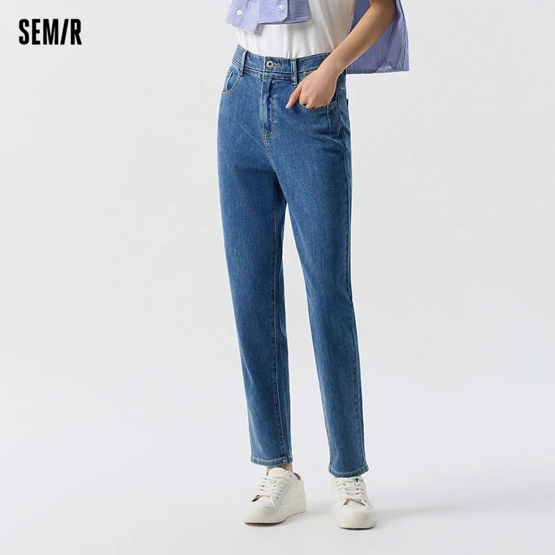 Semir Jeans Women Simple Tapered Trousers