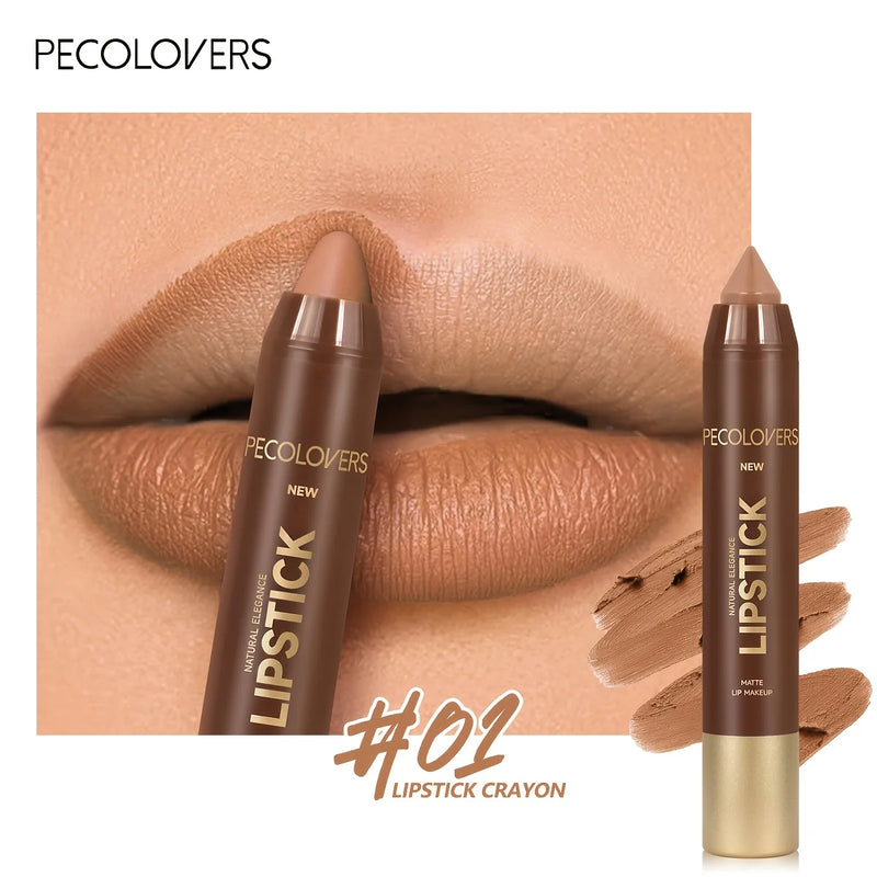 Velvet Contouring Lip Liner Crayon, Matte Tapered Gradient Lipstick Pen