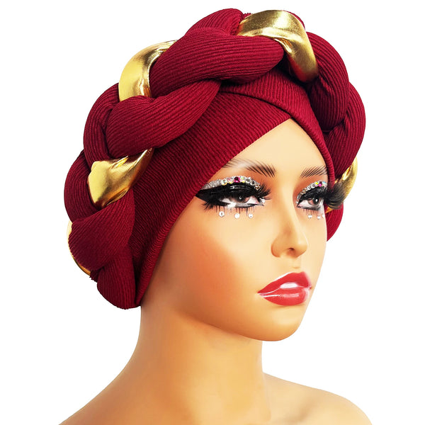 African Turban Cap Headdress
