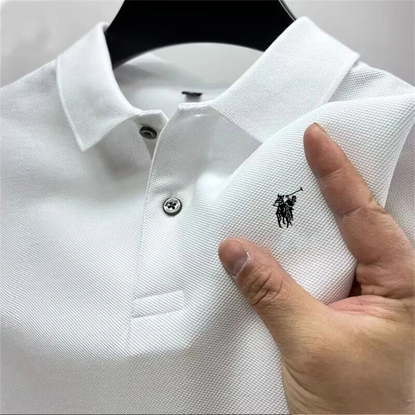 Summer high-end men's polo shirt