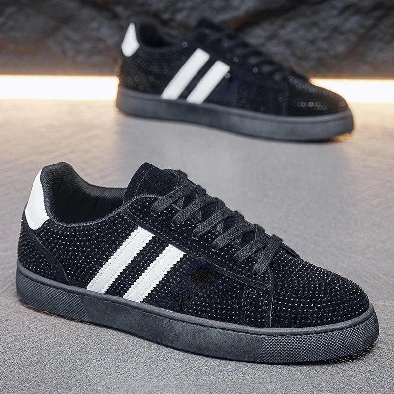 Casual Men Designer Rivet Punk Board Shoes