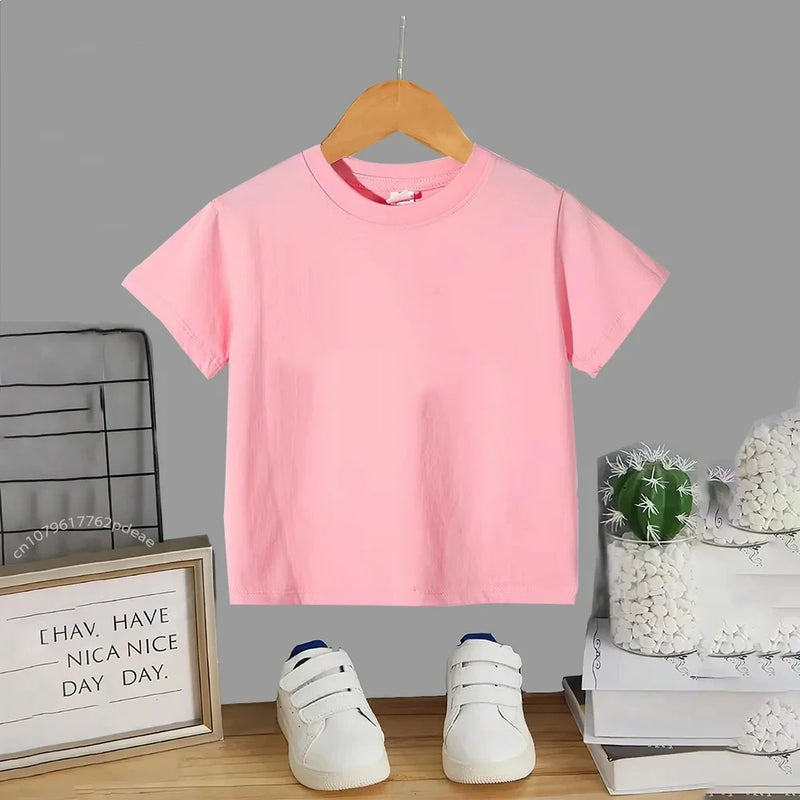 Brand letter printing girl Boy Age 3-12 T-shirt+shorts Sets