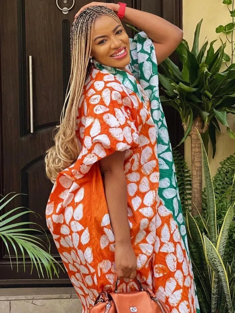 Dashiki Abaya Maxi Dress Boubou
