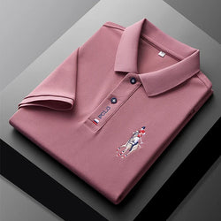 Embroidered Short Sleeved POLO Shirt