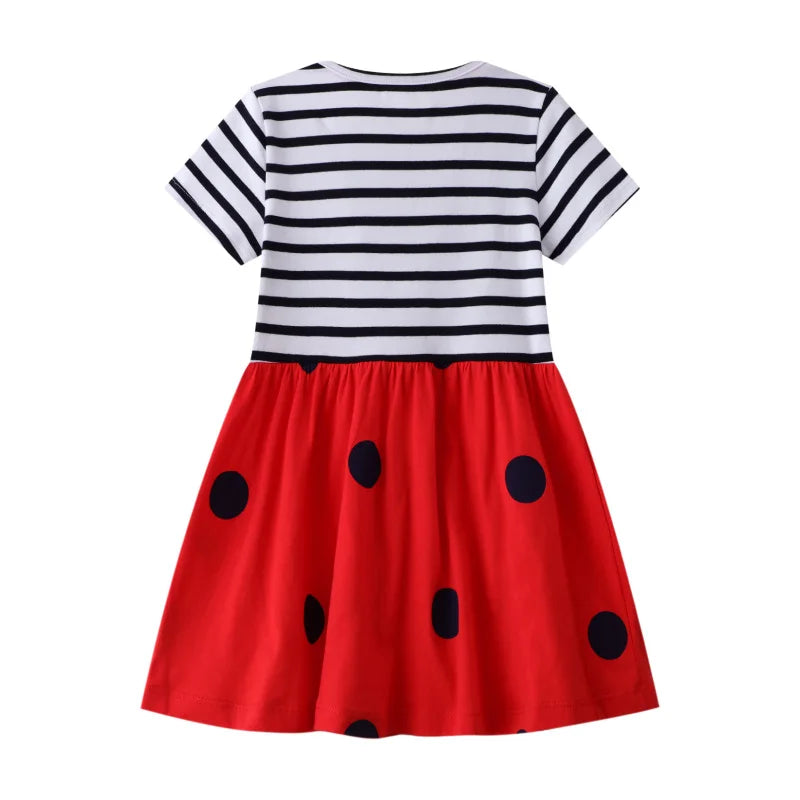 Summer Short Sleeve Kids Frocks Baby Clothes