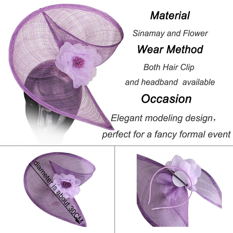 Elegant Bridal Fascinator Hat