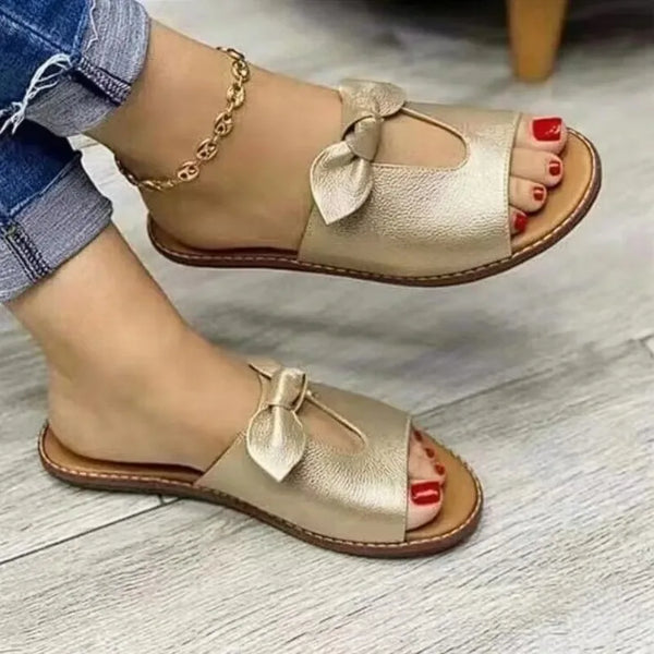 Flip Flops Cute Butterfly-Knot Flats Casual Sandals