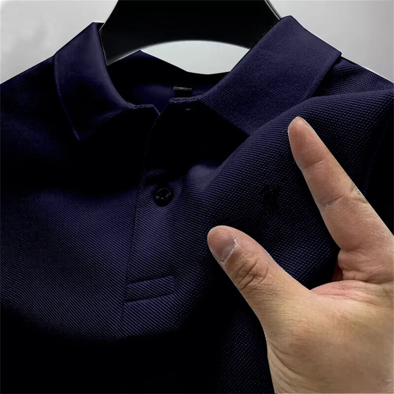 Summer high-end men's polo shirt