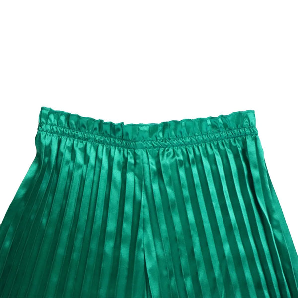 Elegant Long Trousers Wide Leg Pants