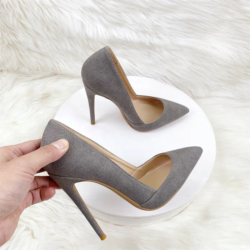Elegant style pointed banquet high heels