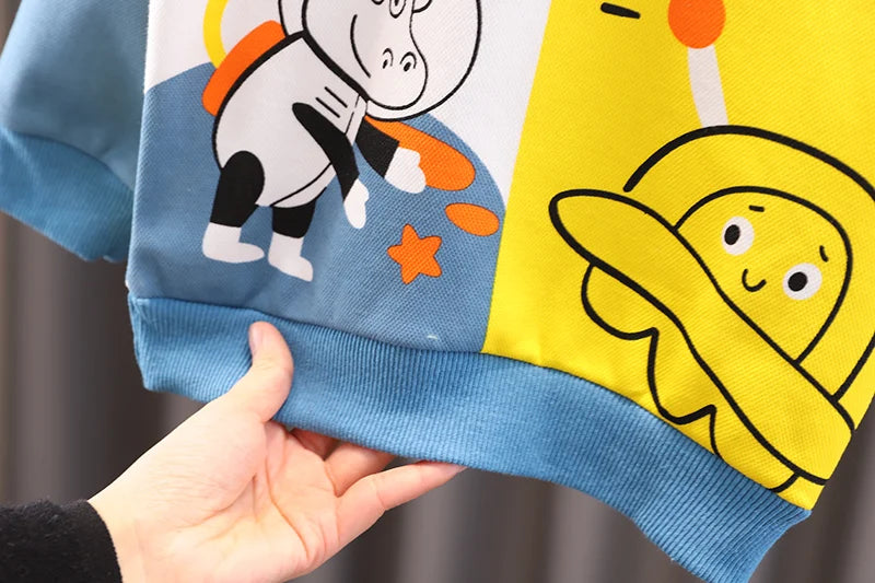 Baby Boys Girl Cartoon Cotton Casual T-Shirt Sportswear