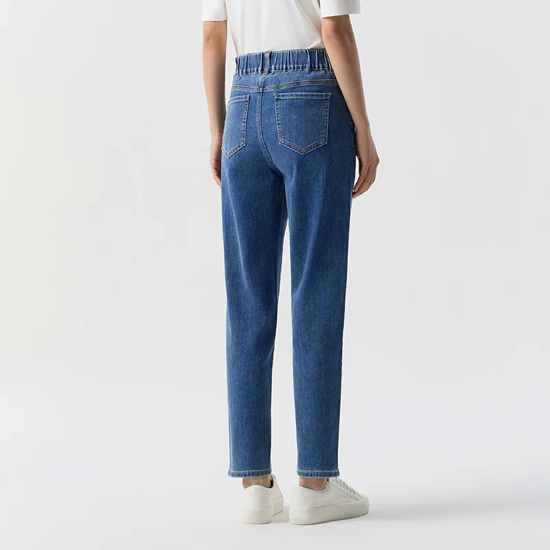 Semir Jeans Women Simple Tapered Trousers