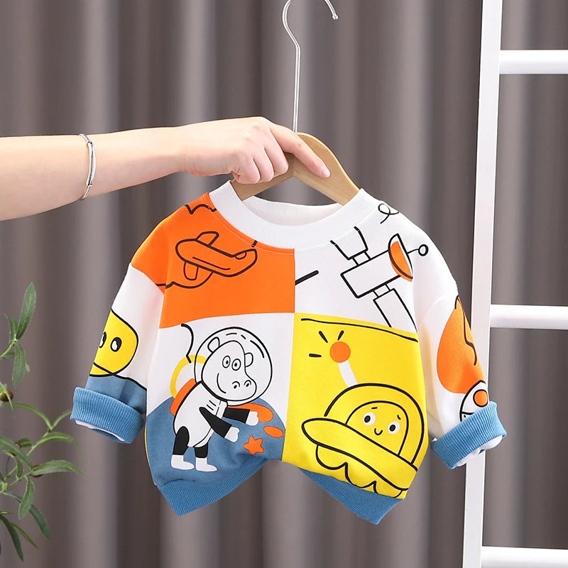 Baby Boys Girl Cartoon Cotton Casual T-Shirt Sportswear