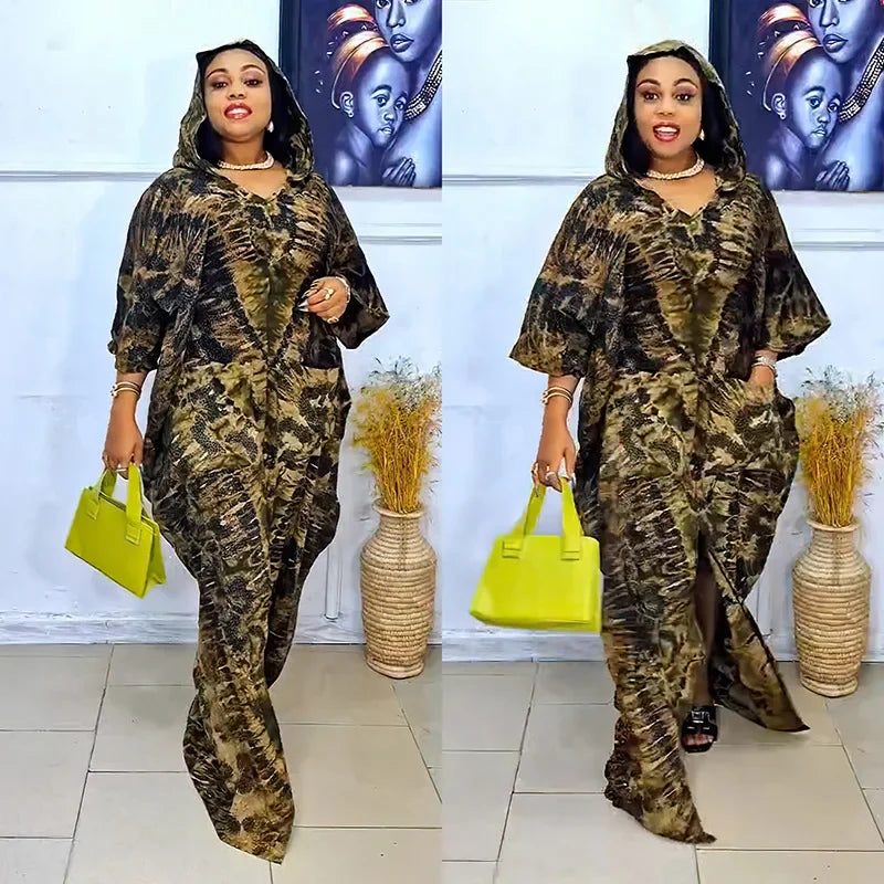 Dashiki Kaftan Maxi Long Dress