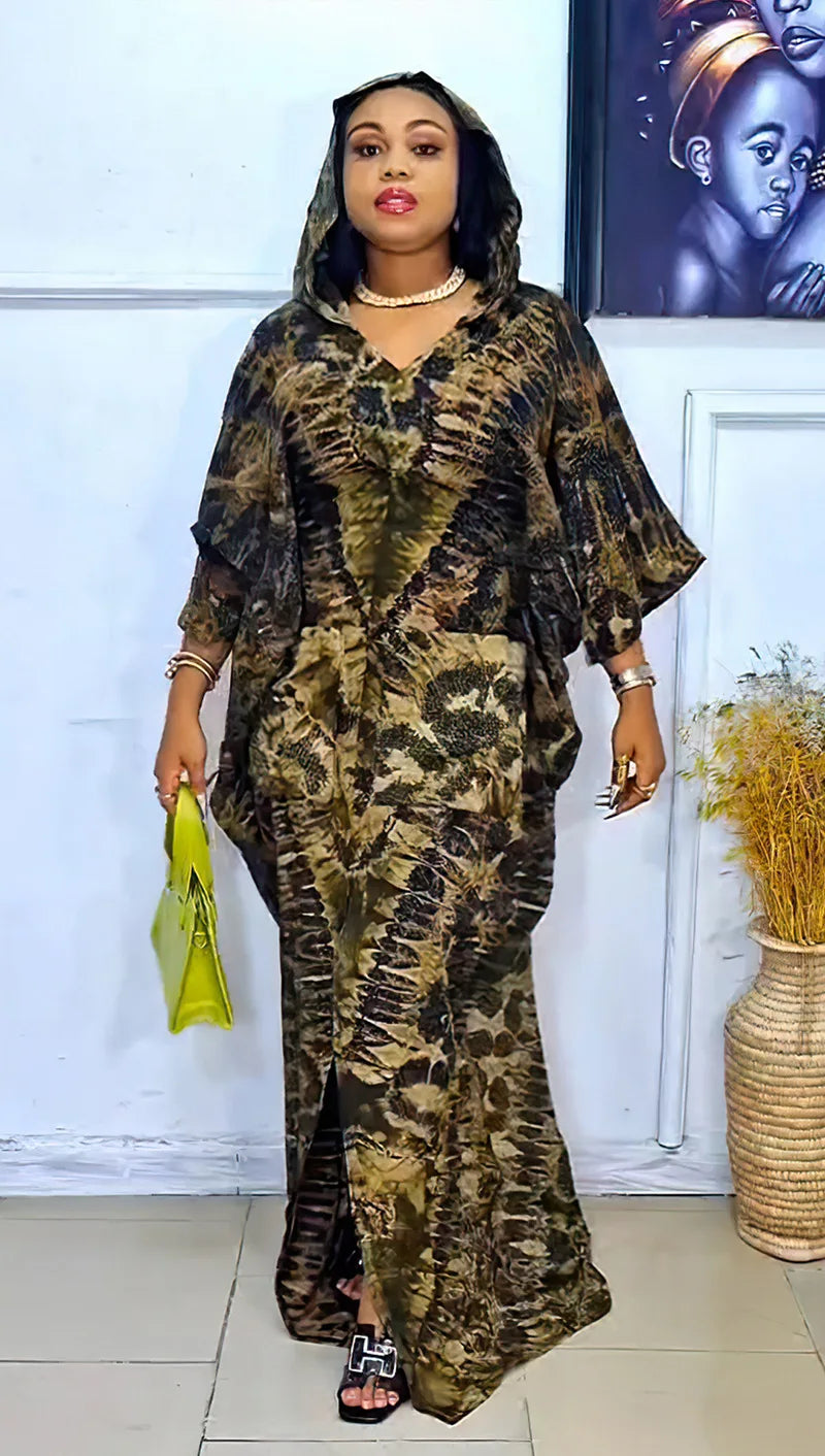 Dashiki Kaftan Maxi Long Dress