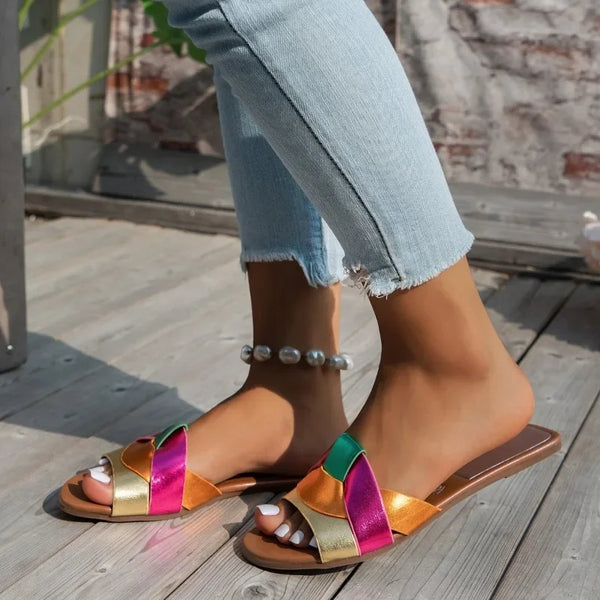Designer New Sandals Low Heel Comfortable Slippers