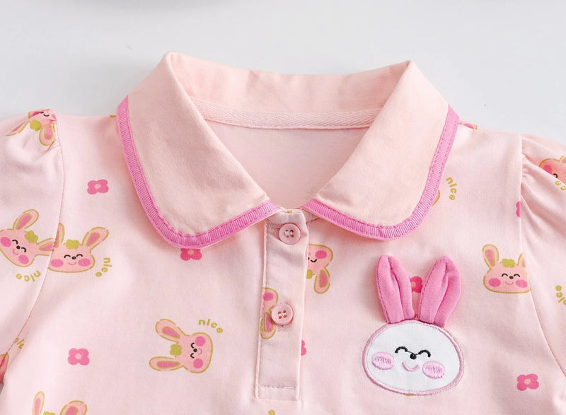 18M-6T cartoon cotton short sleeve polo shirt