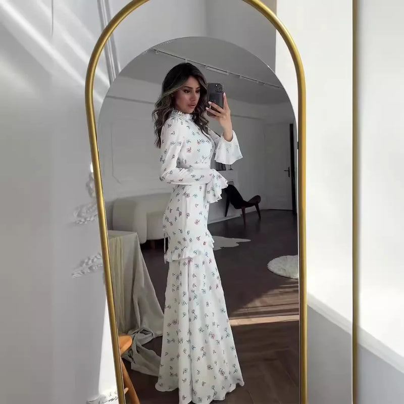 Flower light white Dress