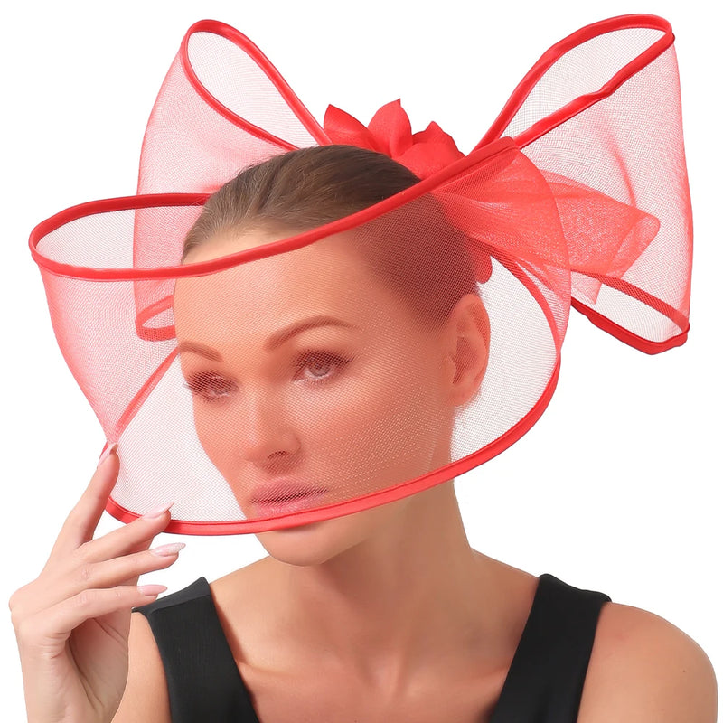 New Elegant Fascinator Wedding Pillbox Hat