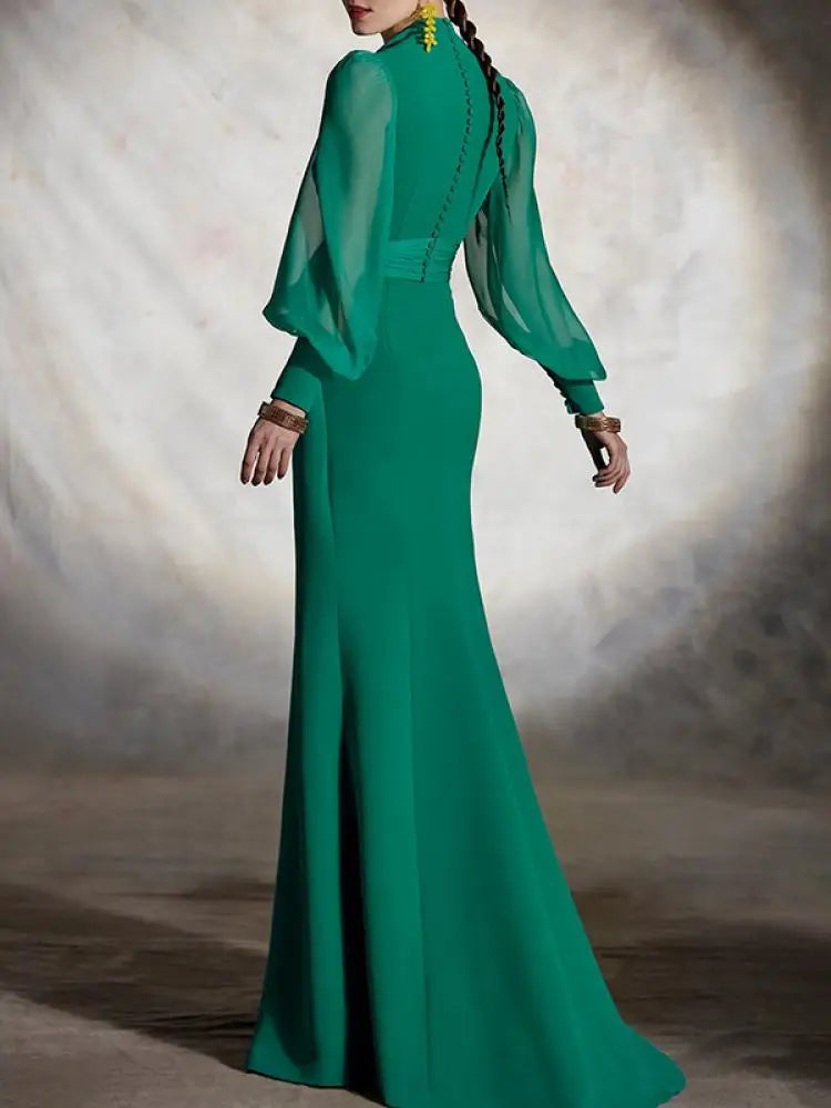 Elegant Vintage Splited Party Dress