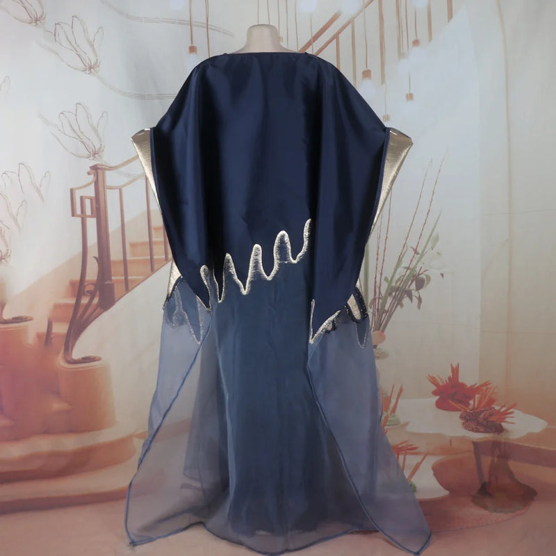 Two-Piece Pair with lace lingerie Boubou Dress