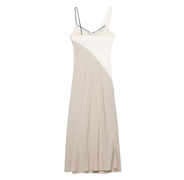 Elegant Slim Strap Sleeveless Dress