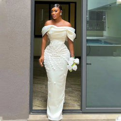 Vintage Off The Pleat Lace Applique Wedding Dress