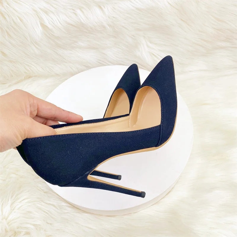 Elegant style pointed banquet high heels