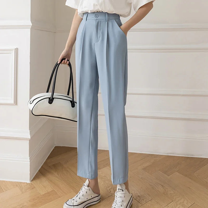 Fall Spring Black Haren Pants